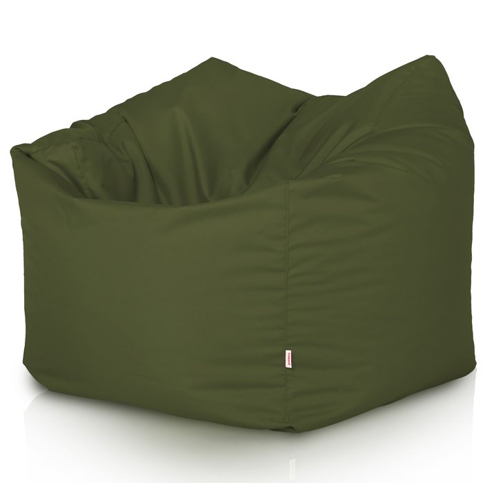 Vert foncé Pouf Poire Fauteuil Amalfi nylon