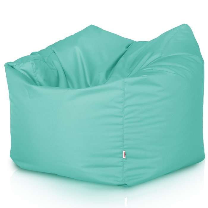 Turquoise Pouf Poire Fauteuil Amalfi nylon