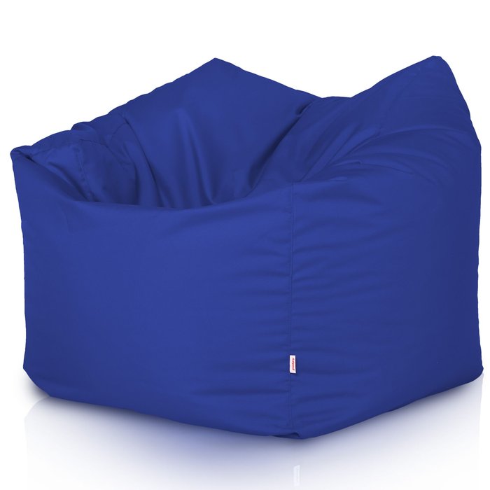 Bleu foncé Pouf Poire Fauteuil Amalfi nylon