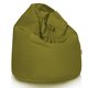 Vert Pouf Poire velours
