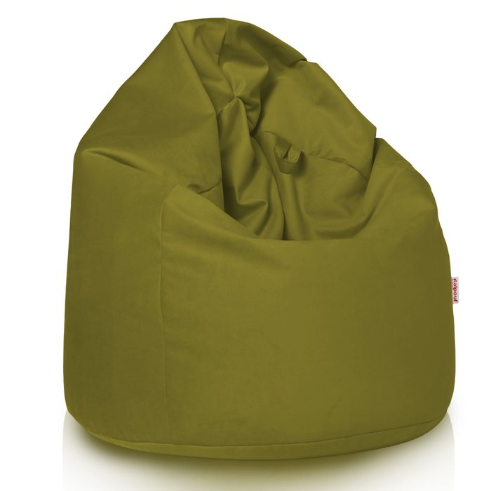 Vert Pouf Poire XL velours