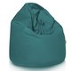 Bleu Pouf Poire velours