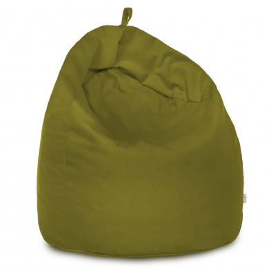 Vert Géant Pouf Poire XXL velours