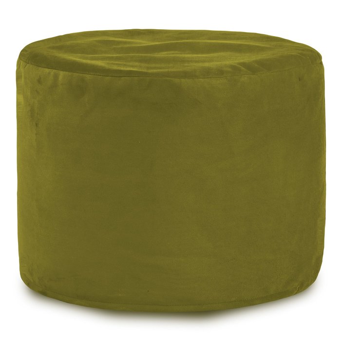 Vert Pouf Cylindre velours