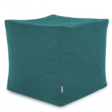 Blau Sitzhocker Plüsch Cubo