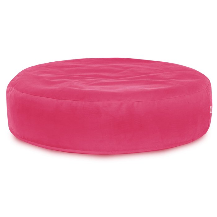 Rose Coussin Rond Monaco velours