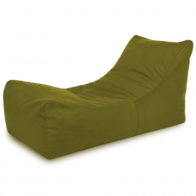 Lounge Sessel XXL Grüner Apfel Plüsch
