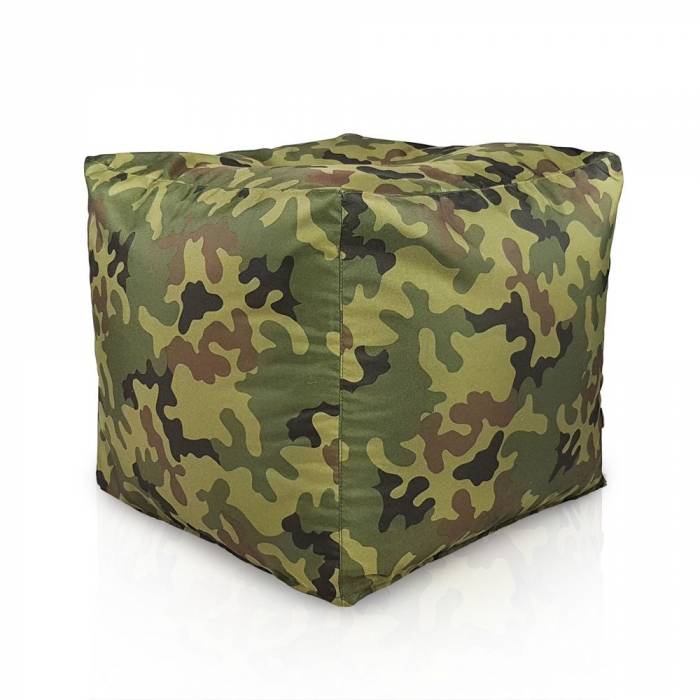 Camo Pouf Cube Jardin nylon