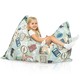 Travel Pouf Poire Coussin 