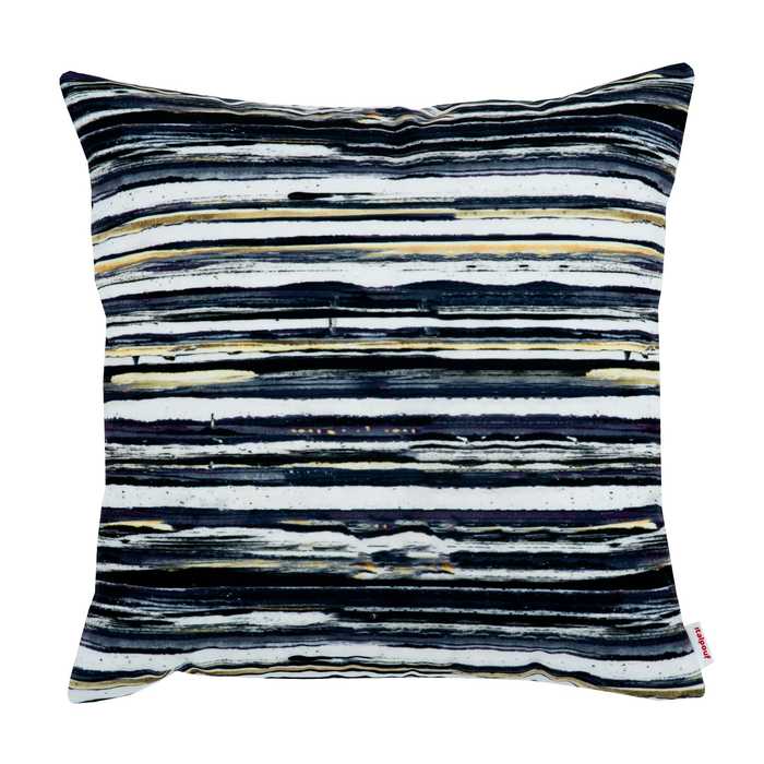 Rayures peintes Coussin Carré 