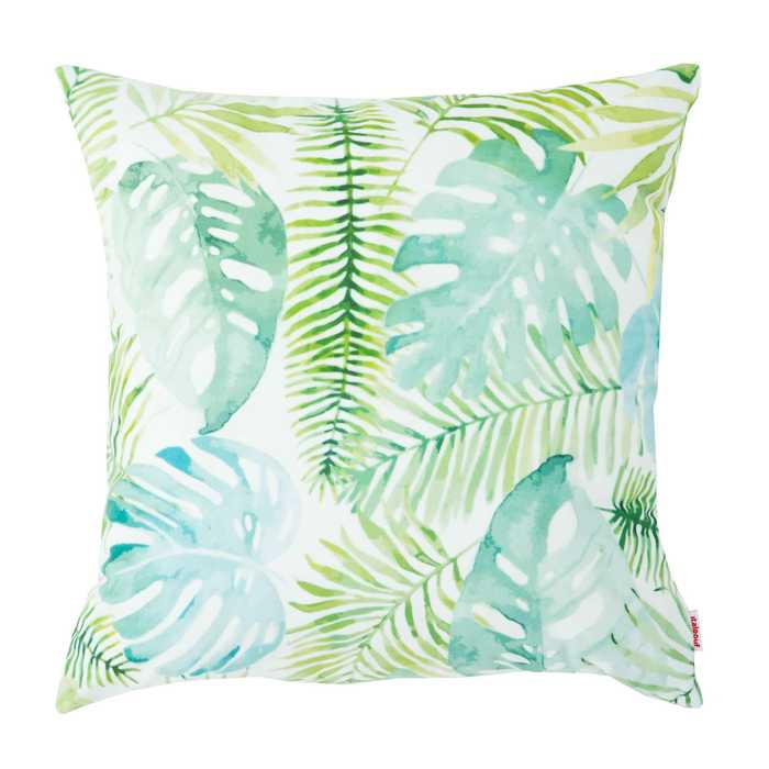 Feuilles de monstera peintes Coussin Carré 