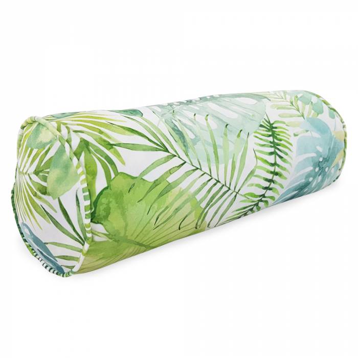 Feuilles de monstera peintes Oreiller Rouleau 