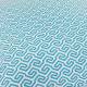 UV blanc et bleu Coussin Carré Extérieur  UV blanc et bleu Coussin Carré Extérieur