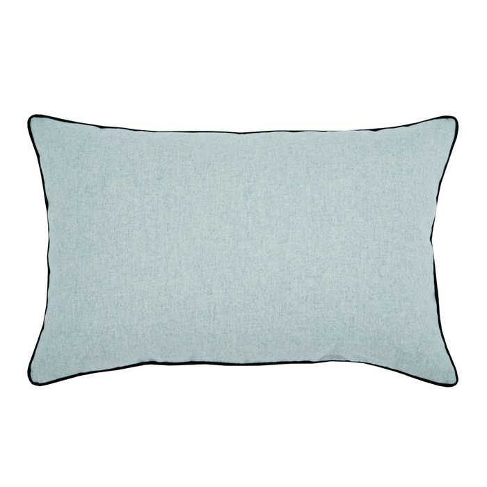 Bleu laine Coussin Rectangulaire Pour Salon 