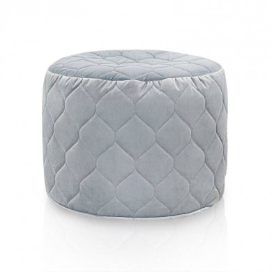 Glamour matelassé Pouf Cylindre Intérieure 