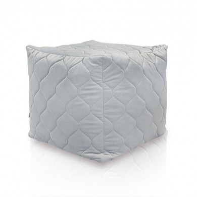 Glamour matelassé Pouf Cube 