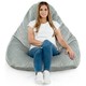 Glamour matelassé Pouf Poire Drop XXL 