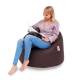 Marron Pouf Poire Enfants simili-cuir