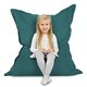 Bleu Pouf Poire Coussin Pour Enfants velours