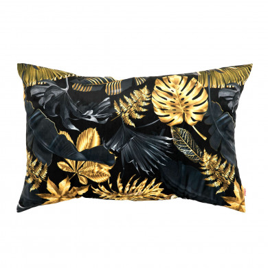 Feuilles d'or Coussin Rectangulaire Pour Salon 