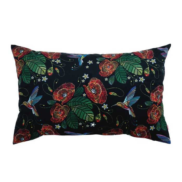 Coquelicots Coussin Rectangulaire Pour Salon 