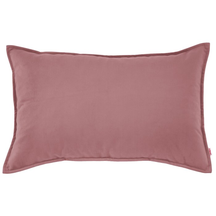 Rose poudré Coussin Rectangulaire velours