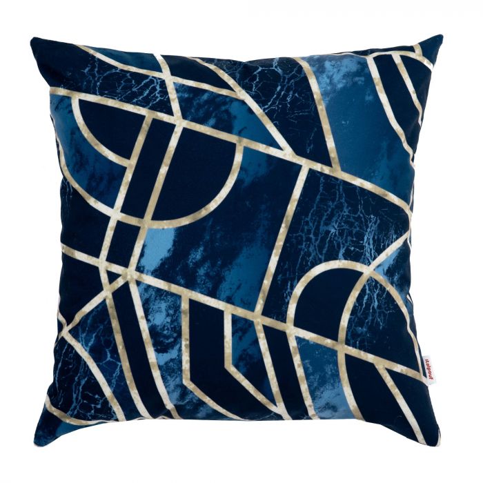 Bleu glamour Coussin Carré 