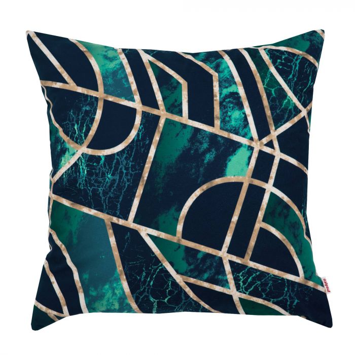 Vert glamour Coussin Carré 