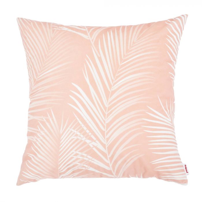 Paumes rose poudré Coussin Carré 