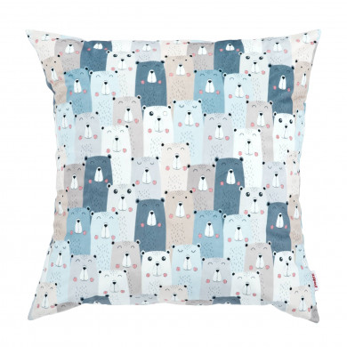 Des ours heureux Coussin Carré